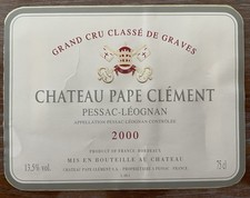 Étiquette Château Pape
