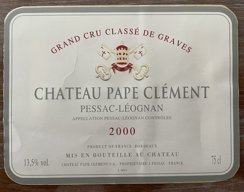étiquette château pape - Étiquette,