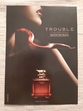 Publicité papier Parfum. Boucheron Trouble de 2004 ANG Perfume Ad