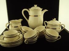 Partie de service à café Digoin Sarreguemines modèle Turenne