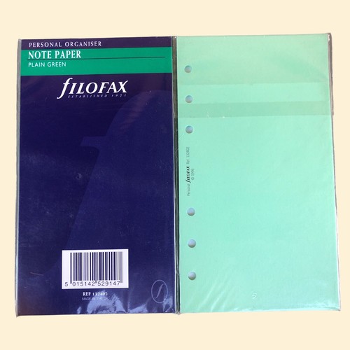 Filofax recharge agenda format - filofax,