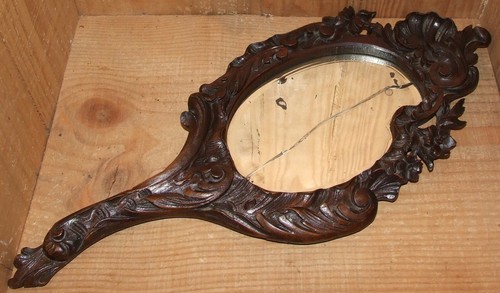 Face main miroir biseauté - miroir,