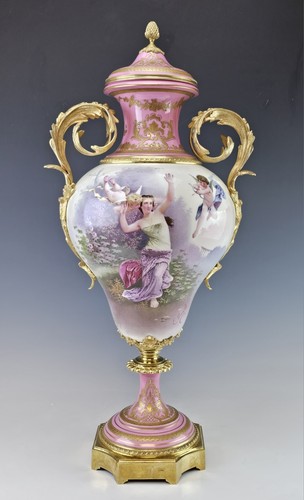 Vase porcelaine dorée p - vase, en