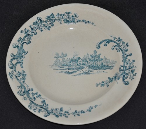 Vintage longwy plate - vintage,
