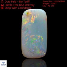 Cabochon ovale naturel opale de feu pierre précieuse de qualité supérieure...