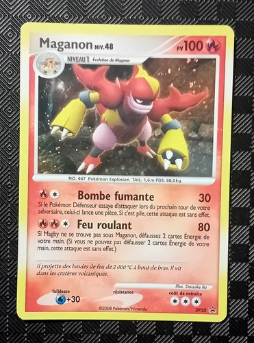 Carte pokémon maganon dp20 - pokémon,