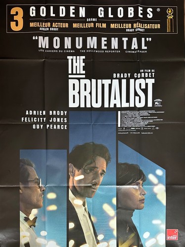 Affiche cinéma the brutalist - affiche,