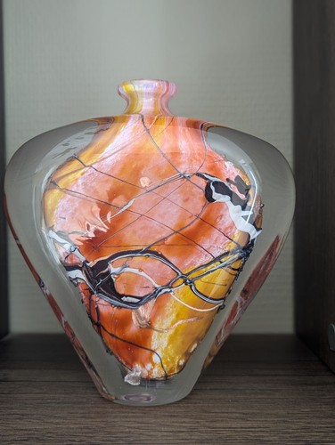 Vase verre michèle luzoro - verre,,