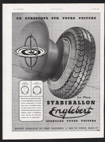 Pub 1939 automobile pneu - pub,