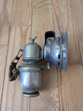 Ancienne lanterne ACETYLENE, Lampe au CARBURE VELO. DM Lyon Paris LAMP CARBIDE