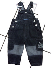 J121 Vêtement occasion Bébé SALOPETTE jean TEDDY BOOM Taille 12 mois