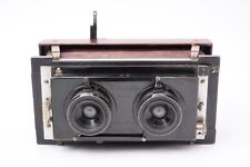 Rare appareil photo Bellieni stereo extra plat #9962 Objectifs perigraphe N°2.
