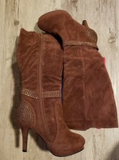 Womens RCK Bella Brown Suede
