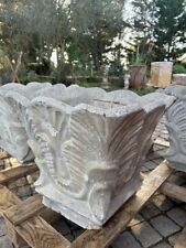 Vase extérieur béton moulé carré