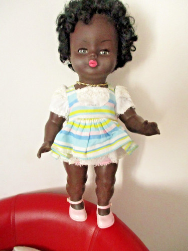Poupée gégé noire hula 42cm