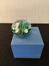 Boule presse papier série ' l'été ' cristal de Saint Louis Numéroté