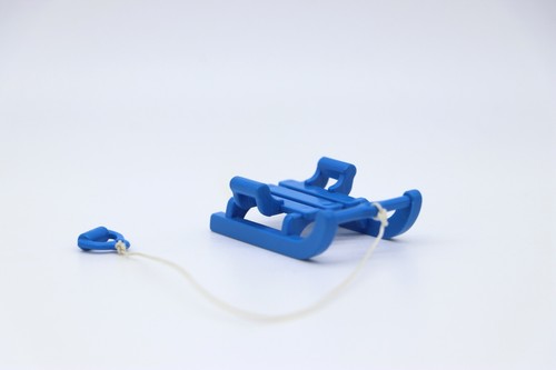 Playmobil luge bleue enfant - luge,