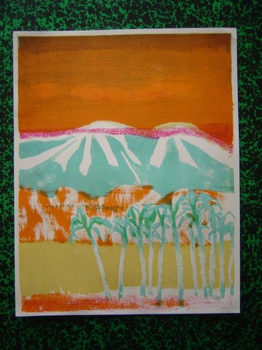 Belle lithographie originale