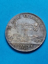 Jeton Louis XV " Et Lege Et Pondéré" 1723.  Très Rare Version Signée Filius