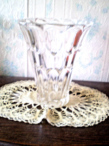 Vase ancien cristal - ancien,