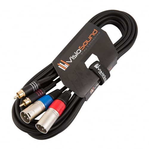 Câble double xlr mâle - double,