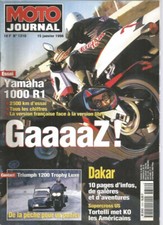 MOTO JOURNAL N°1310 YAM 1000 R1 /TRIUMPH 1200 TROPHY LUXE /TORTELLI & AMERICAINS
