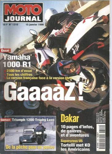 Moto journal 1310 yam - yam, 1000
