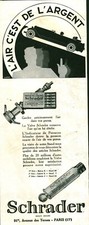Publicité ancienne automobile valve Schrader issue de magazine 1929