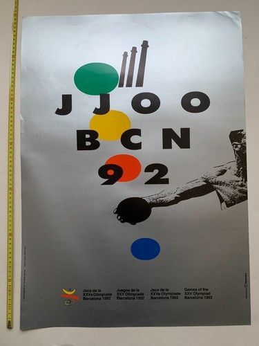 Barcelona olympics art poster - barcelona,
