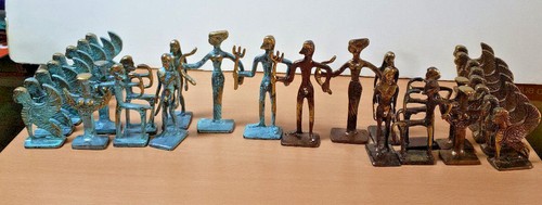 Ancien jeux échec bronze - ancien,