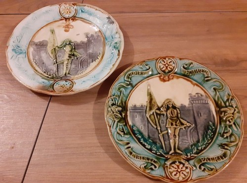 Lot assiettes anciennes - assiettes,