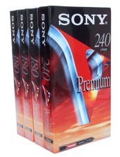 Sony Premium Lot 4 Cassettes