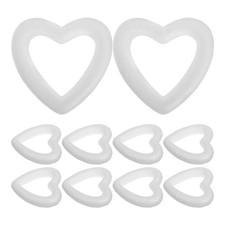  10pcs coeur en mousse