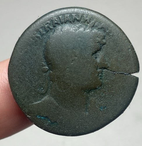 Monnaie romaine hadrien - romaine, ,