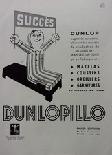 publicite     DUNLOPILLO