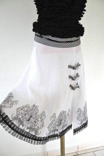 Tricot chic magnifique jupe - chic,