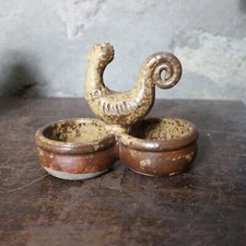 Ancien saleron en GRES signé