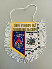 PSG Paris - Swansea city coupe d'Europe 1982/1983 C2 fanion football pennant
