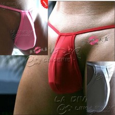STRING L XL TRANSPARENT SEXY PLAGE HOMME VIRIL UNDERWEAR MAN UOMO THONG BEACH