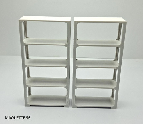 Lot étagères grises - 1/18,