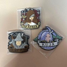 Ensemble porte-clés caoutchouc Final Fantasy IX F Prize Beatrix Steiner Quina
