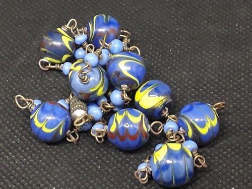 Ancien collier murano perles - ancien,