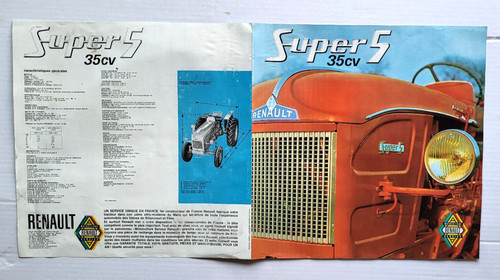 Tracteur renault super 35 - 5,