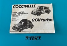 NOTICE JOUSTRA : COCCINELLE/ CITROEN 2 CV TURBO - REF 5088