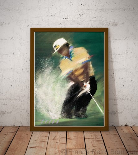 Poster affiche golfer spahn - poster-affiche,
