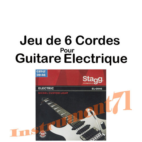 Jeu cordes pour guitare - de,