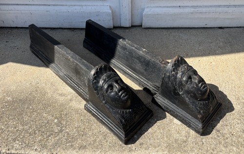 Paire anciens chenets - paire,
