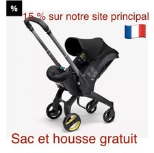 Poussette 3 en 1 Multifonctions : Landau, Siège Auto Bébé.