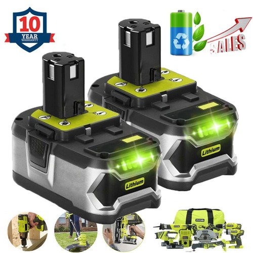 Batterie 18v pour ryobi - 2x,