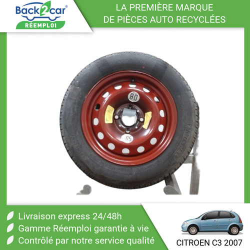 Roue secours citroen - c3, i